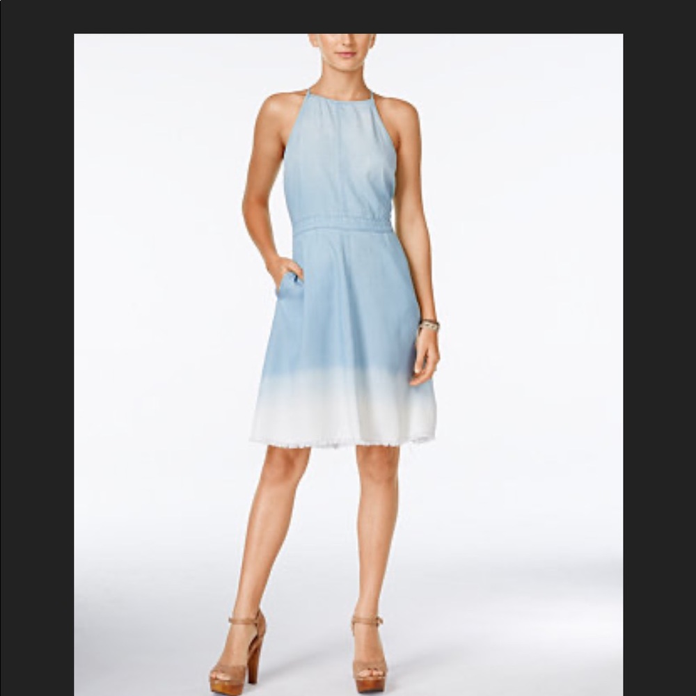 Chambray Sundress ombré Jessica Simpson Sz L
